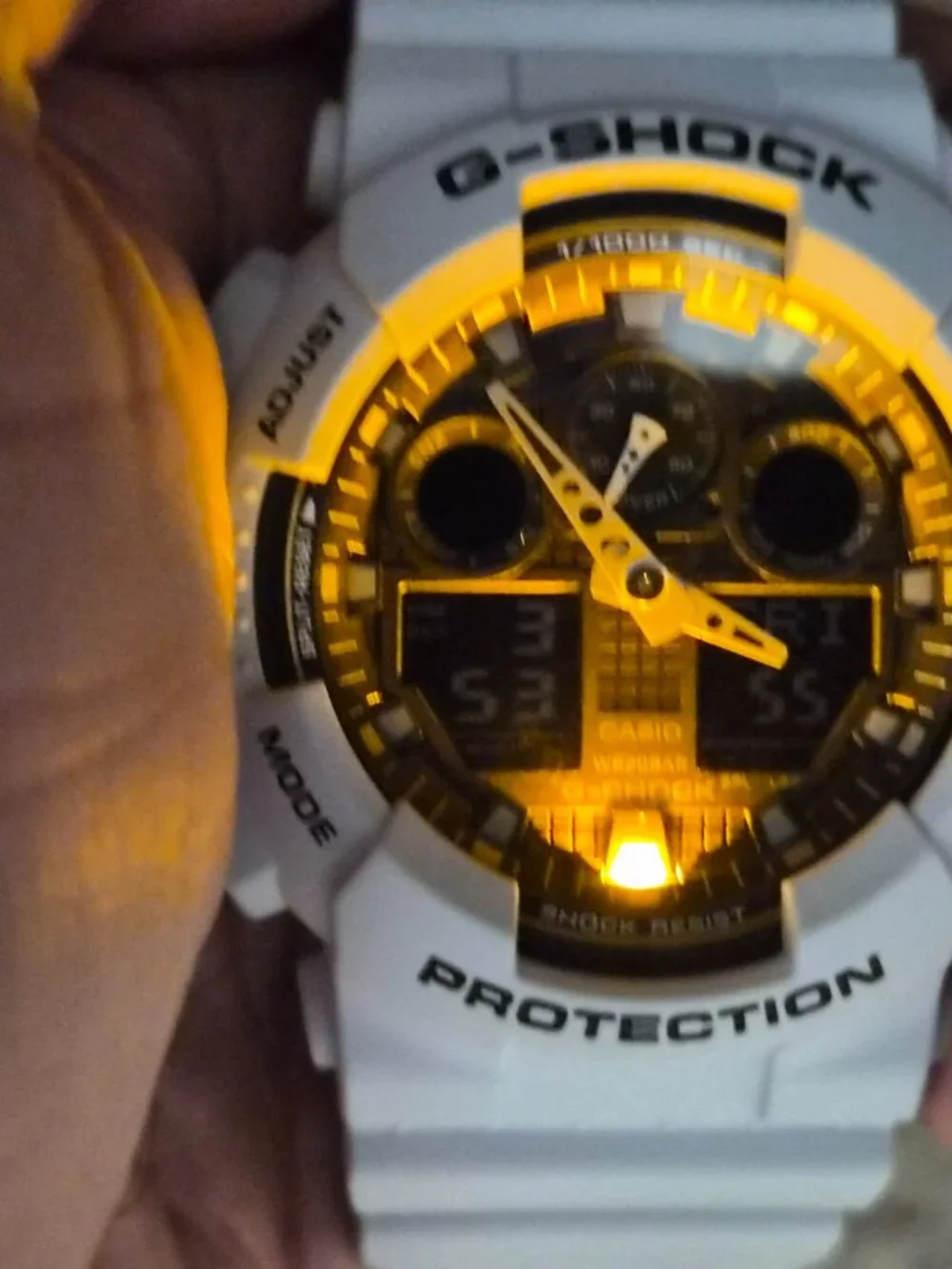 Casio G Shock Dove Gray Digital and analog NWOT condition